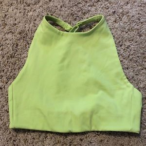 Girlfriend Collective Topanga bra lime sz XS